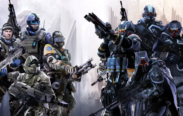 Weapons, soldiers, equipment, multiplayer, multiplayer, Sony Computer Entertainment, Guerrilla Games, Killzone: Shadow Fall