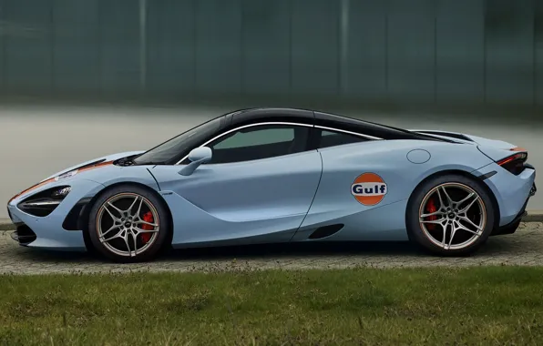 Picture sports car, sports car, McLaren 720S, McLaren Automotive, rapid forms, Gulf Oil Livery by MSO