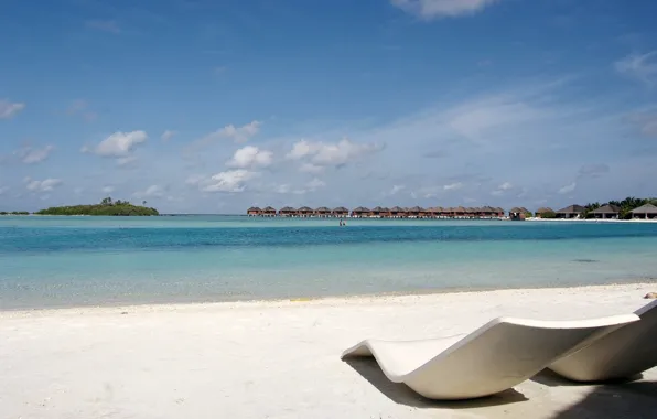 Picture the ocean, exotic, resort, beach, white sand