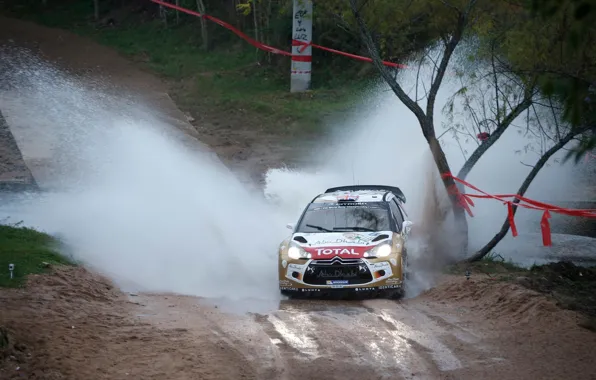 Picture squirt, rally, rally, wrc, citroen, Citroen, Ford, ds3