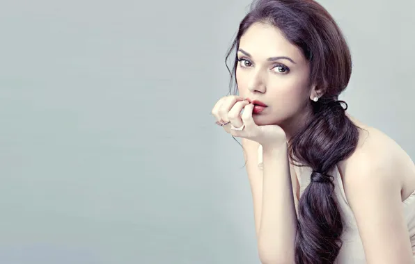 Picture Aditi Rao Hydari, face, girl, eyes, brunette, girl, actress, smile