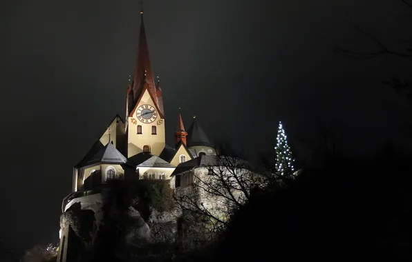Picture Night, Austria, Church, Rankweil