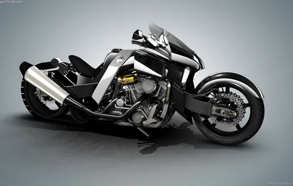 Motorcycle, bike, chopper