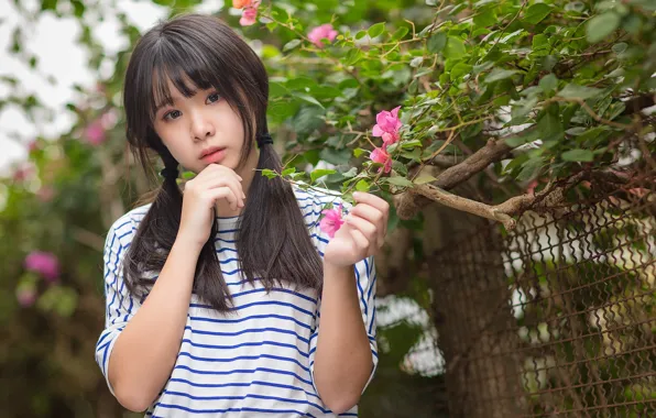 Look, girl, Asian, cutie