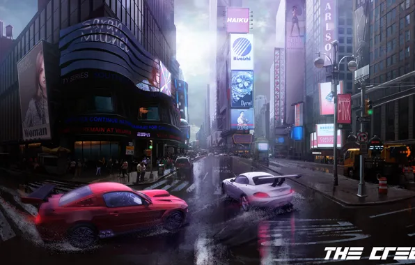 Picture machine, street, race, Ford, The Crew