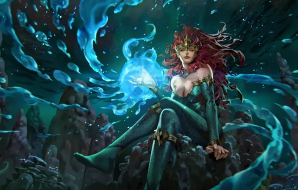 Girl, under water, Legend of the Cryptids
