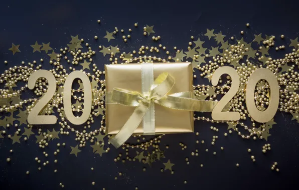 Stars, gift, new year, decoration, 2020, Svetlana Cherruty