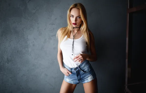 Chest, girl, shorts, Mike, figure, Artem Savinkov, Yulia Matveeva