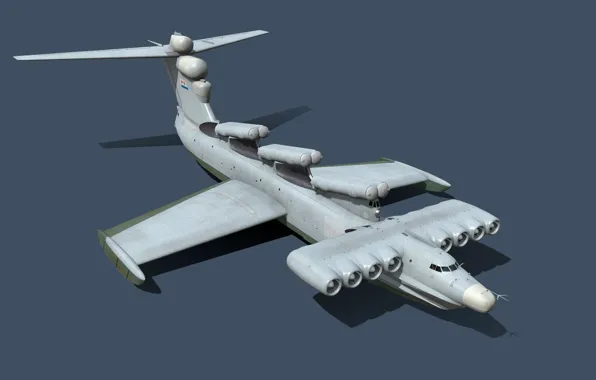 Download wallpaper USSR, Ekranoplan of the 903 Lun project, Rostislav ...