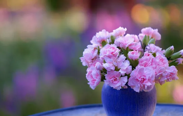 Bouquet, vase, clove