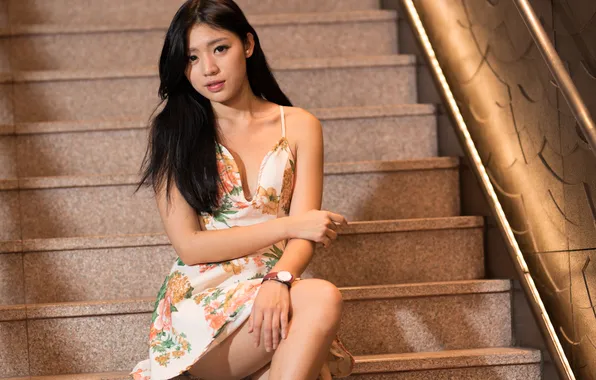 Look, sexy, pose, model, portrait, hands, makeup, figure