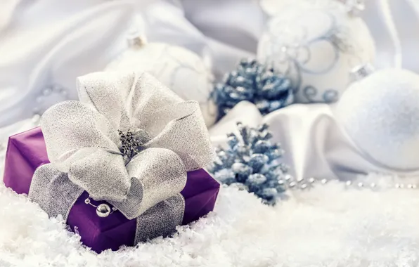 Snow, decoration, gift, new year, Christmas, Christmas, Xmas, decoration