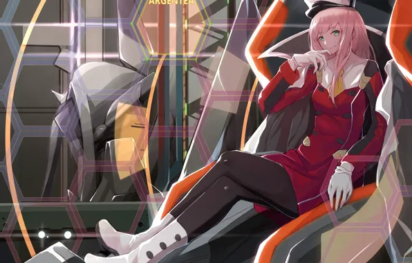 Wallpaper Anime, Anime, Darling in the FranXX, Cute in France, Zero Two,  Anime Girl, Anime Devshuka for mobile and desktop, section сёнэн,  resolution 3500x1750 - download
