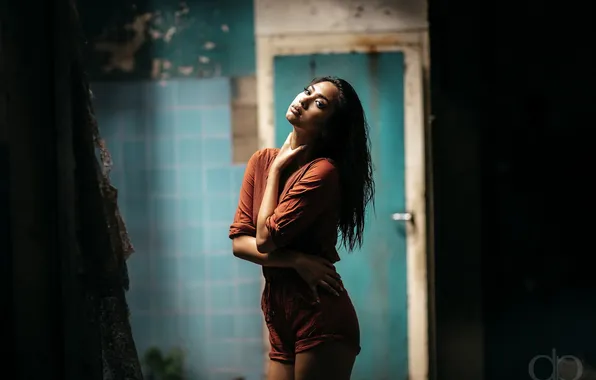 Girl, pose, background