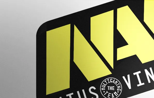Logo, Game, Team, Minimalism, CSGO, Natus Vincere, Na`Vi, Counter-Strike: Global Offensive