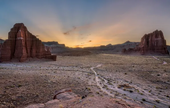 United States, Utah, Two Temples, Fruita