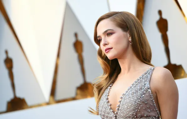 Look, pose, makeup, actress, Zoey Deutch, Zoey Deutch