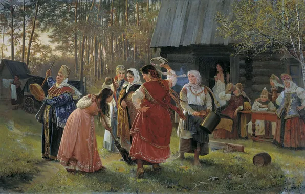 Picture painting, Korzuhin, matchmaking