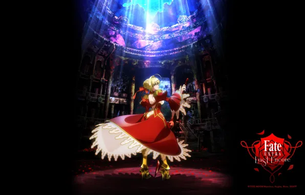 Girl, anime, the saber, Fate / Stay Night