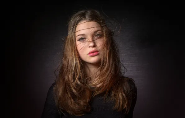 Picture girl, model, hair, portrait, Michele Spengler