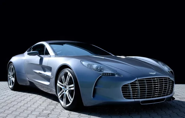 Picture Aston Martin, lights, Aston Martin, the front, One-77