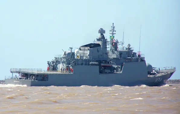 Flag, Brazil, navy, 4.5-inch cannon, Corvette Barroso (V-34), Barroso Class, Brazil flag, the Navy of …