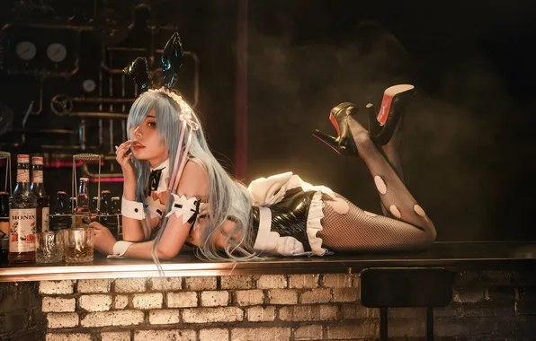 Chest, legs, Asian, cutie, cosplay, cosplay, asian, cutie