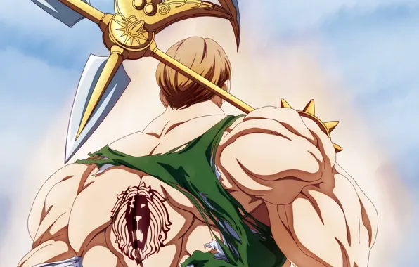 Back, Leo, tattoo, Nanatsu no Taizai, The seven deadly sins
