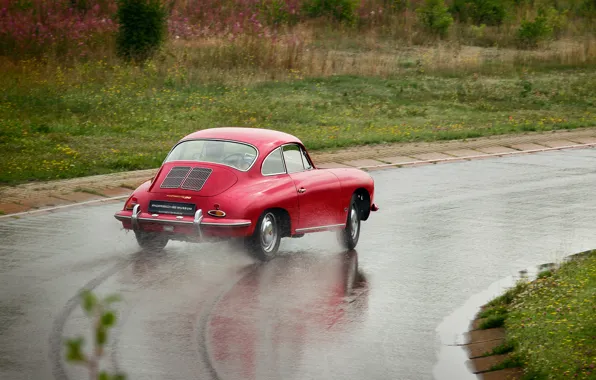 Porsche, drive, 1962, 356, Porsche 356B 1600 Super 90 Coupe