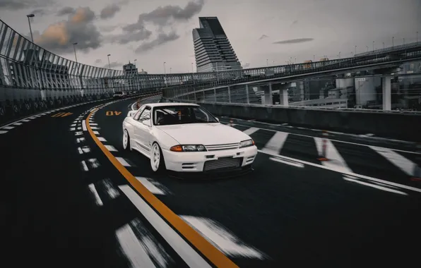 Nissan, turbo, white, skyline, japan, jdm, tuning, gtr