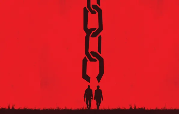 Picture red, the film, minimalism, red, western, Django Unchained, Django unchained, minmalizm
