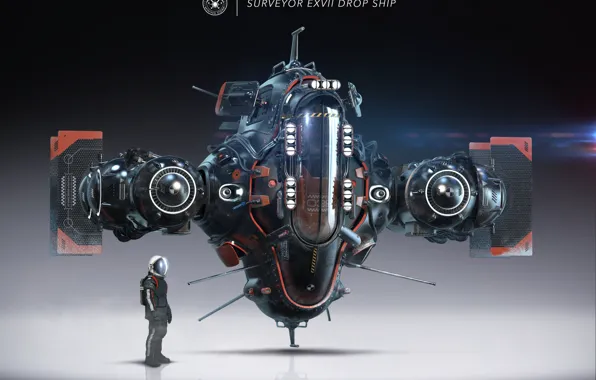 Transport, aircraft, Igor Sobolevsky, Surveyor EXVII Drop Ship