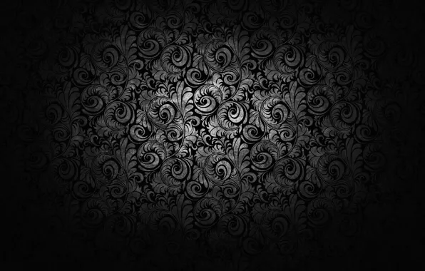 Patterns, texture, black and white, ornament