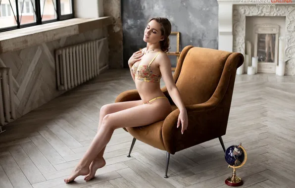 World, lingerie, ass, bra, panties, model, women, brunette