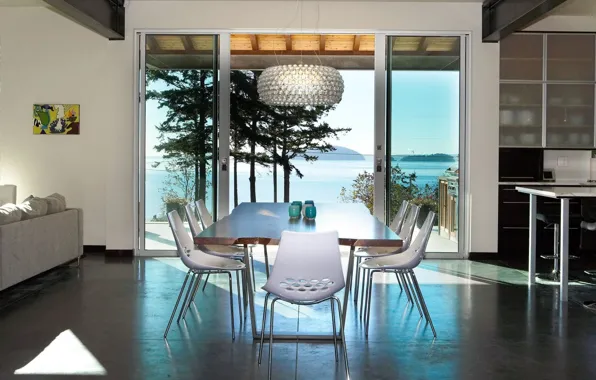 Interior, design, living room, home, Kapiz, big window