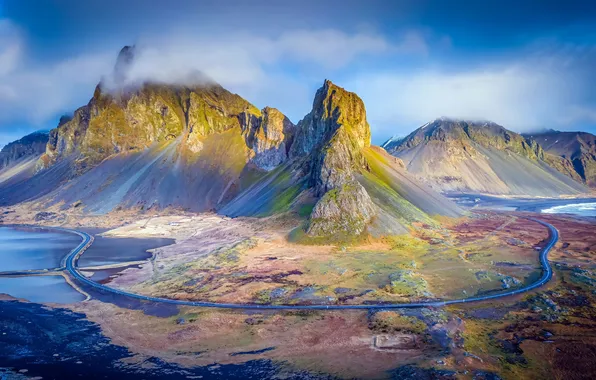 Mountains, Fog, Iceland, Journey, Mountains, Iceland, Travel, Fog
