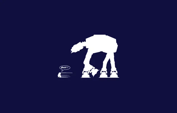 Picture R2D2, Starwars, At-At