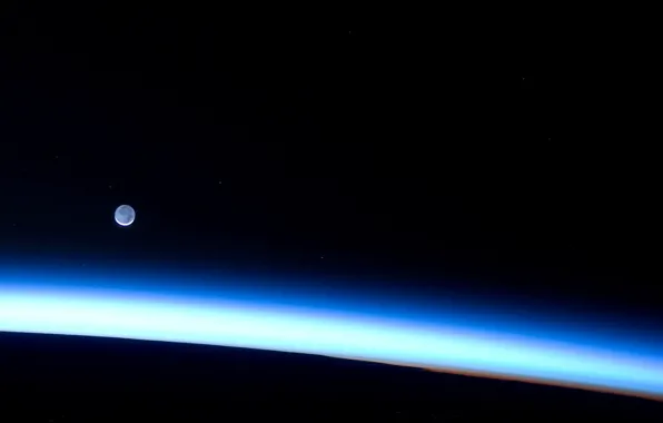 Picture light, blue, planet, atmosphere