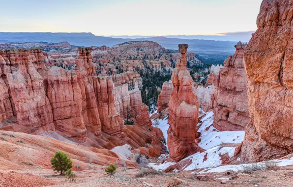 Picture Mountains, Rocks, USA, Landscape, Bryce Canyon National Park, Utah