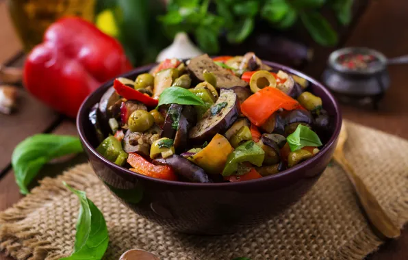 Vegetables, salad, cuts