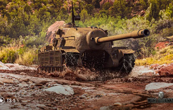 Dirt, WoT, World of Tanks, Wargaming, TS-5