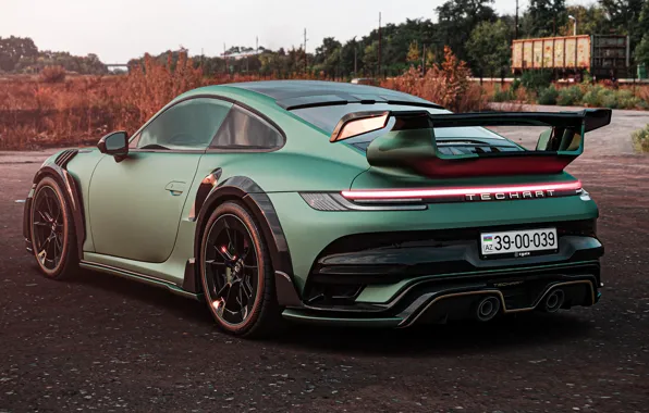 911, Porsche, Station, Techart, cgaix, Hdri, GTStreetR