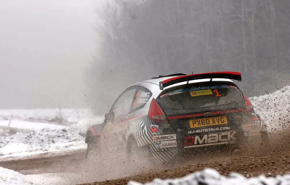 Picture Ford, Winter, Auto, Snow, Sport, Ford, Race, Dirt