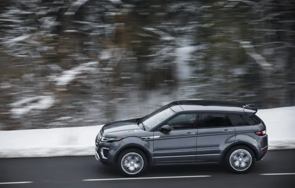 SUV, Land Rover, Range Rover, car, side view, in motion, Evoque, Autobiography
