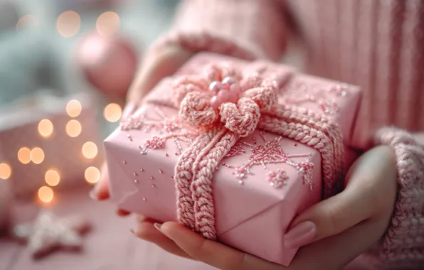 Love, holiday, gift, heart, heart, hands, hearts, heart