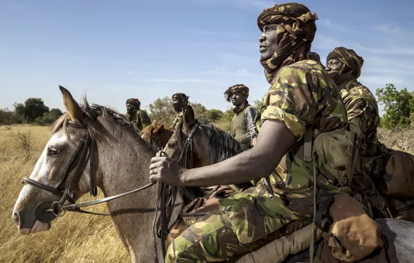 Weapons, horses, army, soldiers