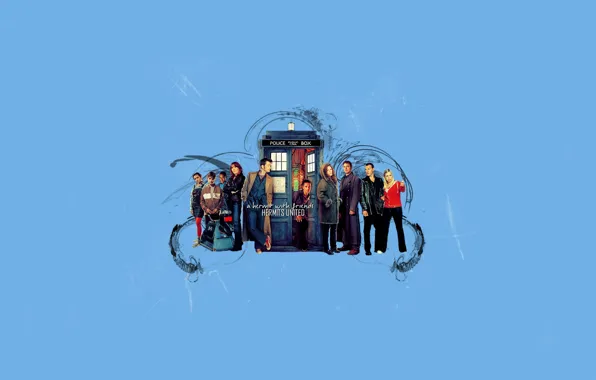 Background, art, actors, Doctor Who, Doctor Who, The TARDIS, TARDIS, The Adventures Of Sarah Jane
