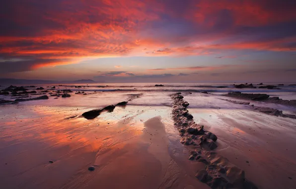 Sea, beach, the sky, the ocean
