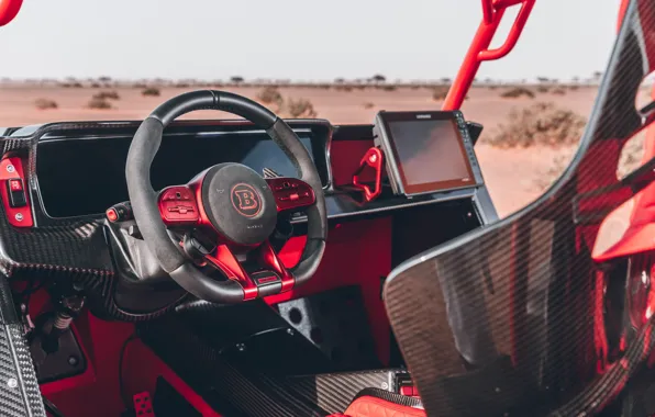 The wheel, the instrument panel, buggy, Brabus 900, Crawler