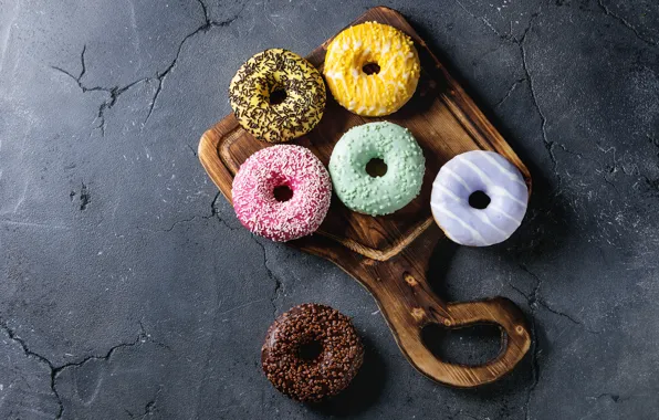 Donuts, dessert, Natasha Breen, with vanilla, cream